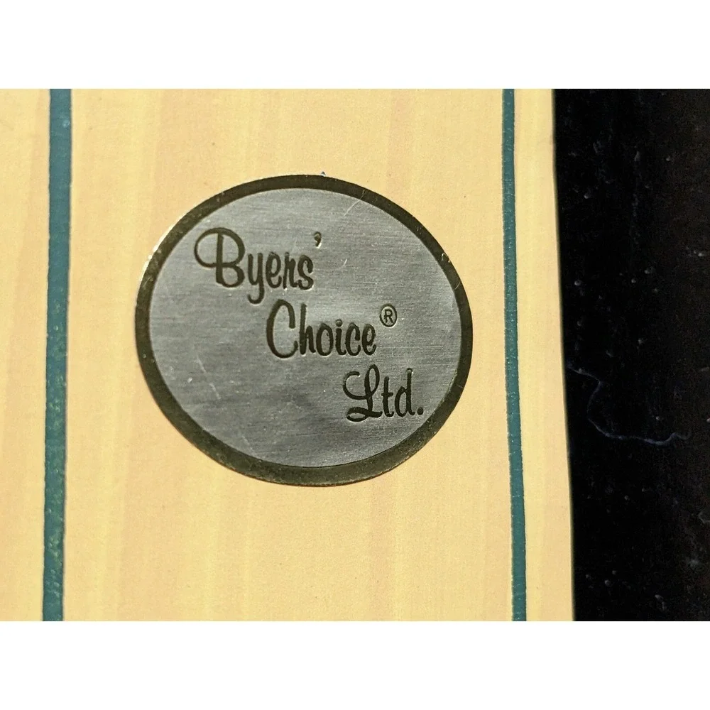 Byers Choice 3 Toddlers on Wood Toboggan Sled Red Green White Snow Suit